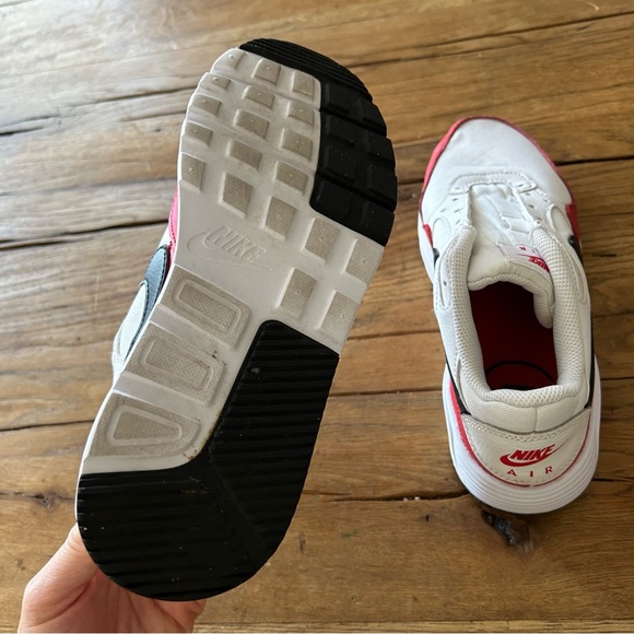 Nike Air Force 1 AF1 white shoes sneakers court white pink black worn once 6 W - Picture 7 of 13